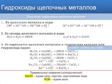 Исторические аспекты изучения щелочных металлов