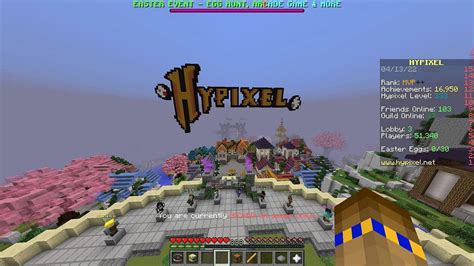 Какая информация можно получить с IP адреса сервера Minecraft Hypixel?