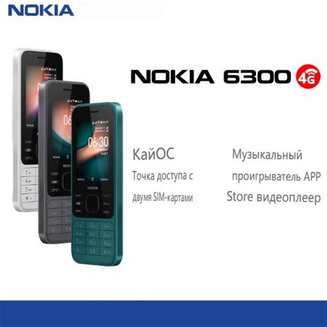 Как выбрать лучший телефон Nokia 6300 4G на сайте