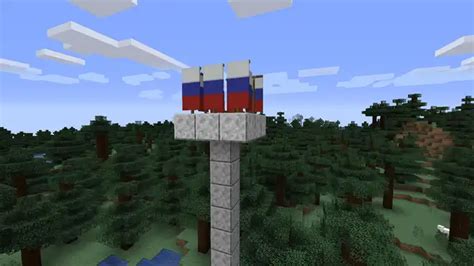 Как в Minecraft сделать флаг России: подробная инструкция