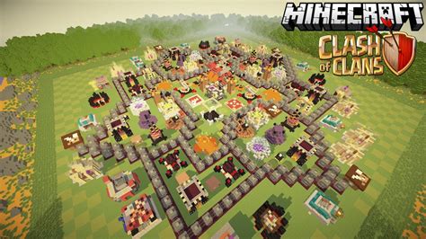 Как играть на карте Clash of Clans в Minecraft