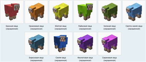 Как изменить цвет шкуры овцы в Minecraft