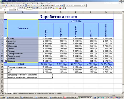 Как использовать данные таблицы