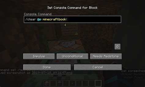 Как использовать команду "clear" в майнкрафт