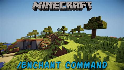 Как использовать команду /enchant в Minecraft?