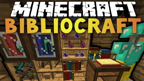 Как использовать новые предметы и функции мода bibliocraft?