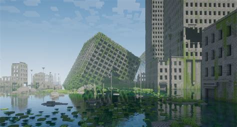 Как исследовать заброшенный город в Minecraft