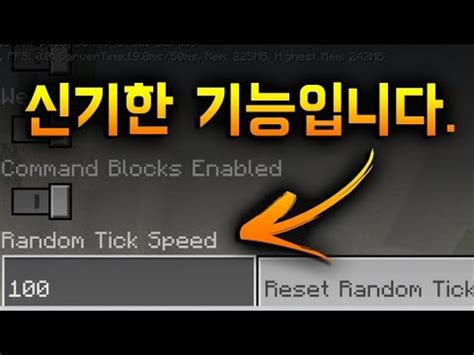 Как определить текущее значение randomtickspeed