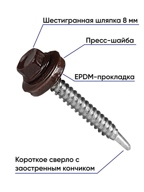 Как правильно использовать саморез по железу с прессшайбой