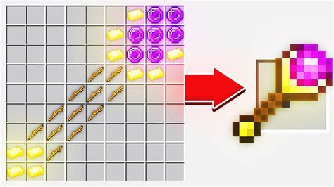 Как создать посох в Майнкрафте без модов