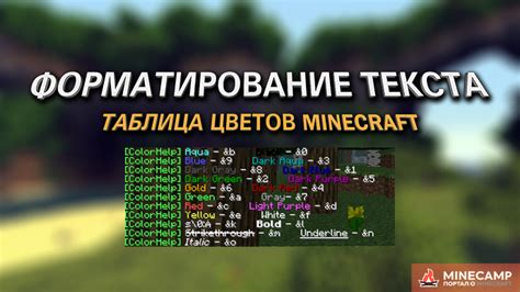 Как создать цветной префикс на сервере Minecraft?