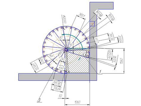 Как создать чертеж металлической винтовой лестницы