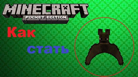 Как стать летучей мышью в Minecraft