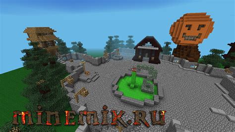 Карта "Кошмар перед Рождеством" для Minecraft: описание, скачать бесплатно, прохождение