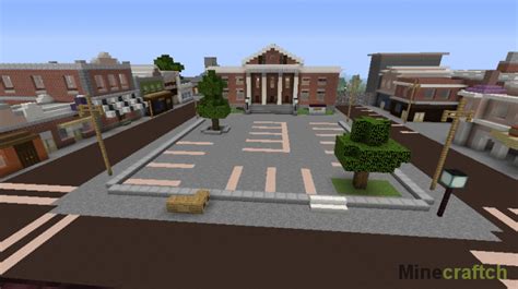 Карта Minecraft "Назад в будущее" - увлекательный мир временных путешествий