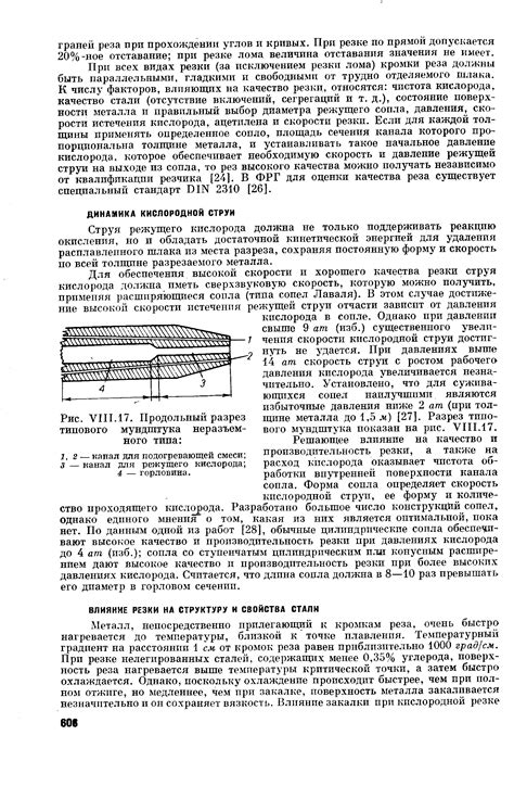 Качество резки в зависимости от шлака