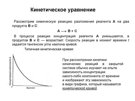 Кинетика и энергетика реакции