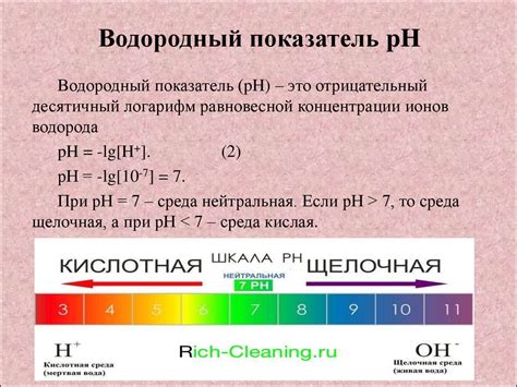 Кислотность раствора