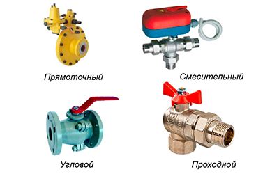 Классификация и основные виды вентилей