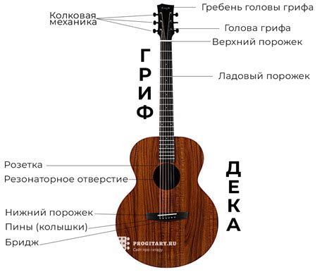 Колки и шейка гитары: важные элементы комфортной игры