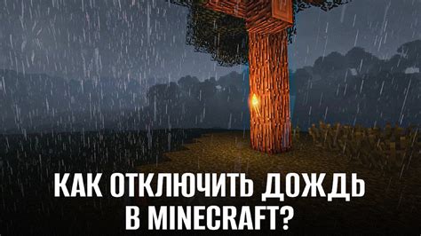 Команда, чтобы включить дождь в Minecraft