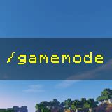 Команда "gamemode"