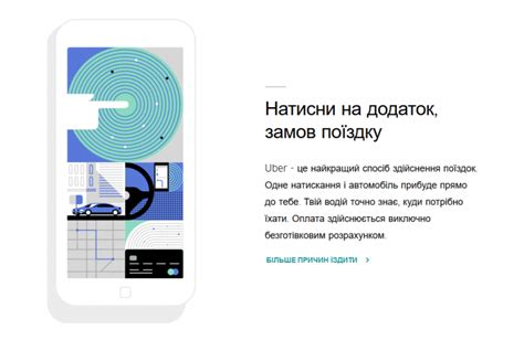 Контактная информация на официальном сайте Uber