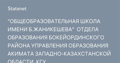 Контактные данные отдела образования Бокейординского района: