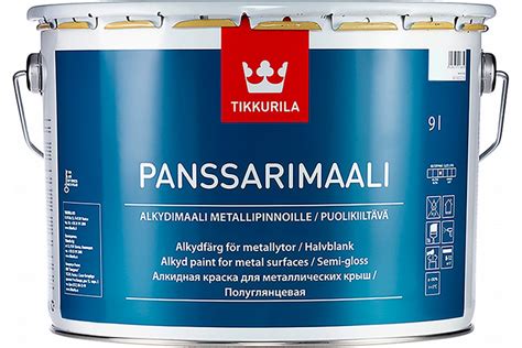 Краска для металла Tikkurila Panssarimaali: максимальная защита и долговечность