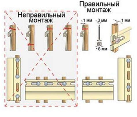 Крепление при помощи саморезов и универсальных крепежей