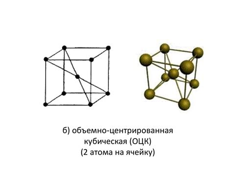 Кристаллические тела из металлов