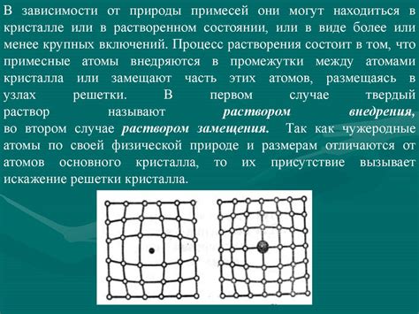 Кристаллографические дефекты в металлической структуре