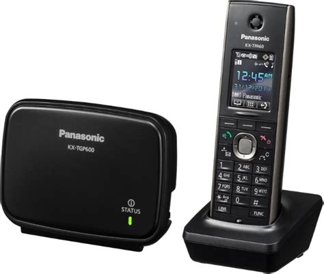 Купить телефон VOIP Panasonic KX-TGP600RUB черный в интернет-магазине