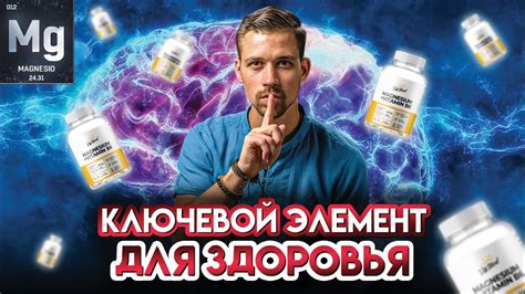 Магний – ключевой элемент для нормальной работы организма