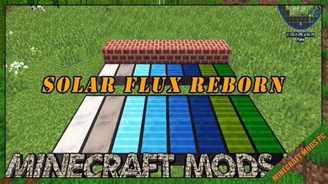 Майнкрафт мод Solar Flux Reborn