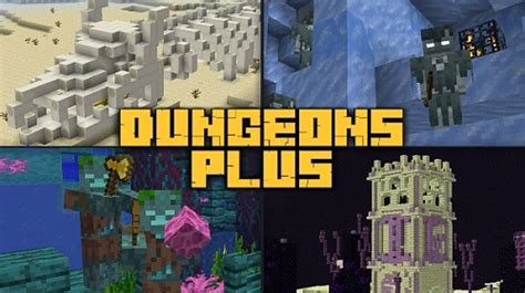 Майнкрафт мод dungeons plus