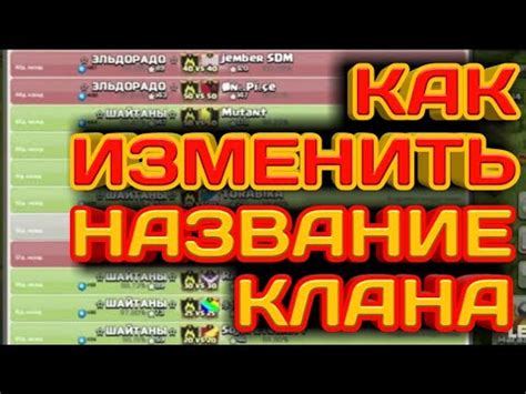 Мастерство выбора названия для клана