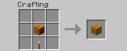 Мастер-класс по созданию крафт светильника джека в Майнкрафте