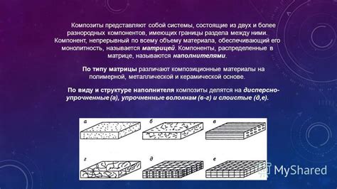 Материалы и связующие компоненты