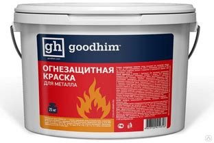 Матовый финиш Goodhim Огнезащитной для металла F01