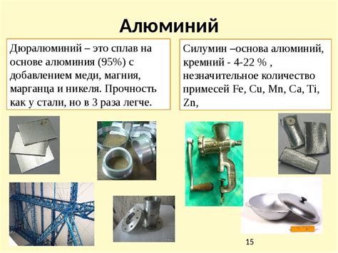 Металл, добавляемый в алюминий для получения дюралюминия