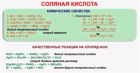 Металлы, не реагирующие при контакте с соляной кислотой