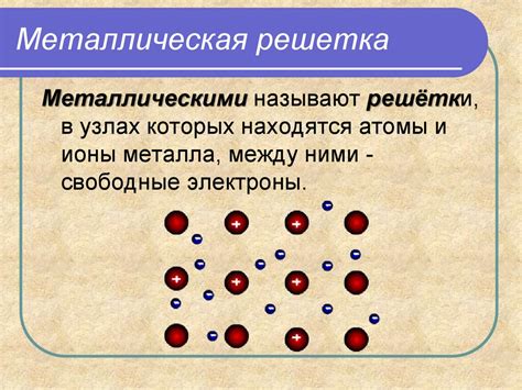 Металлы и их физические свойства