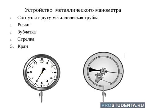 Металл манометр: определение и принцип работы