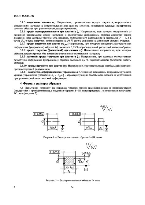 Методы испытания металлов на прочность по ГОСТу