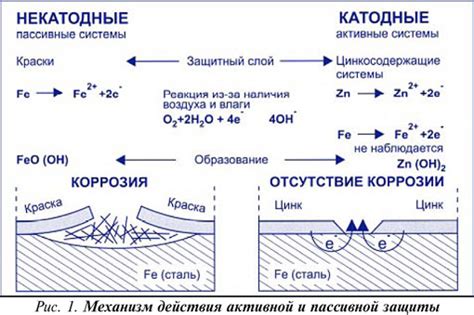 Механизм химической защиты стали