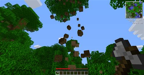 Мод для Minecraft: "Fast leaf decay"