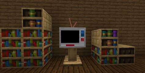 Мод на работающий телевизор в Minecraft