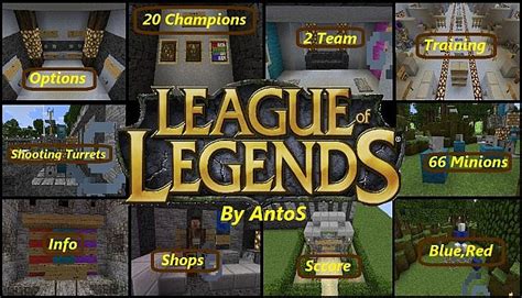 Мод на League of Legends в Майнкрафте