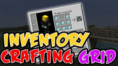 Мод Inventory Crafting Grid для Minecraft